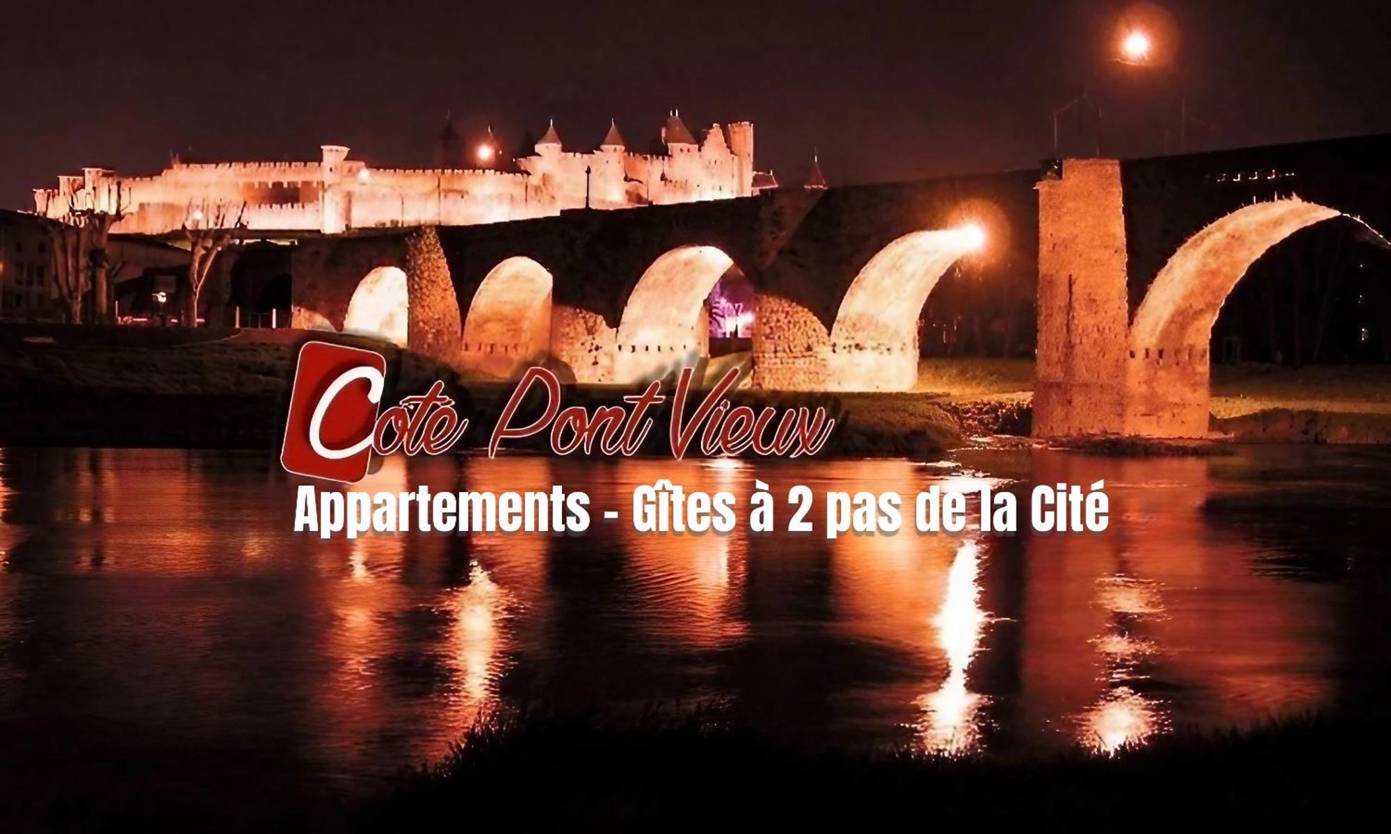 Appartements Cote Pont Vieux-Self Check-In Carcassonne Exteriör bild